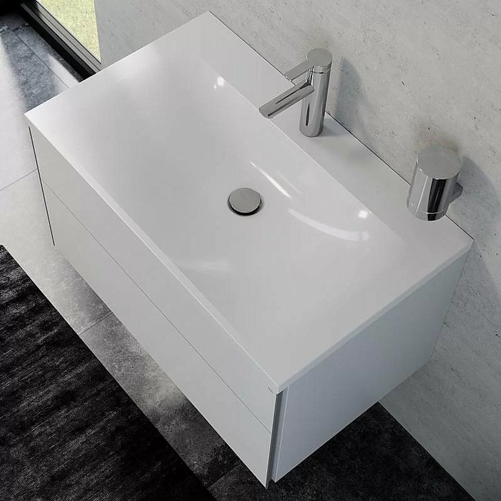 Тумба с раковиной KEUCO Royal Reflex 39603210100 80 белая