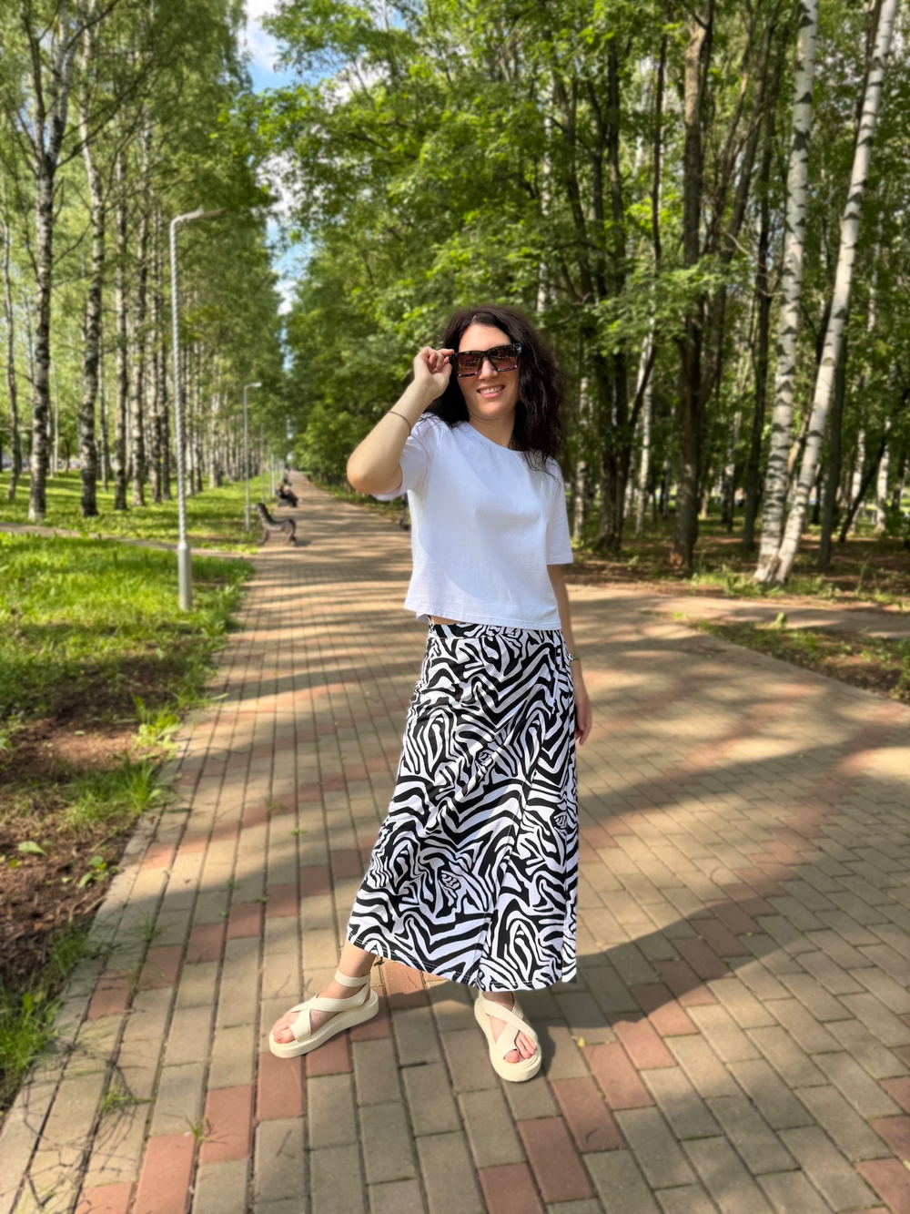 Костюм женский "Энимал К.П" белый (СТИЛЬ)