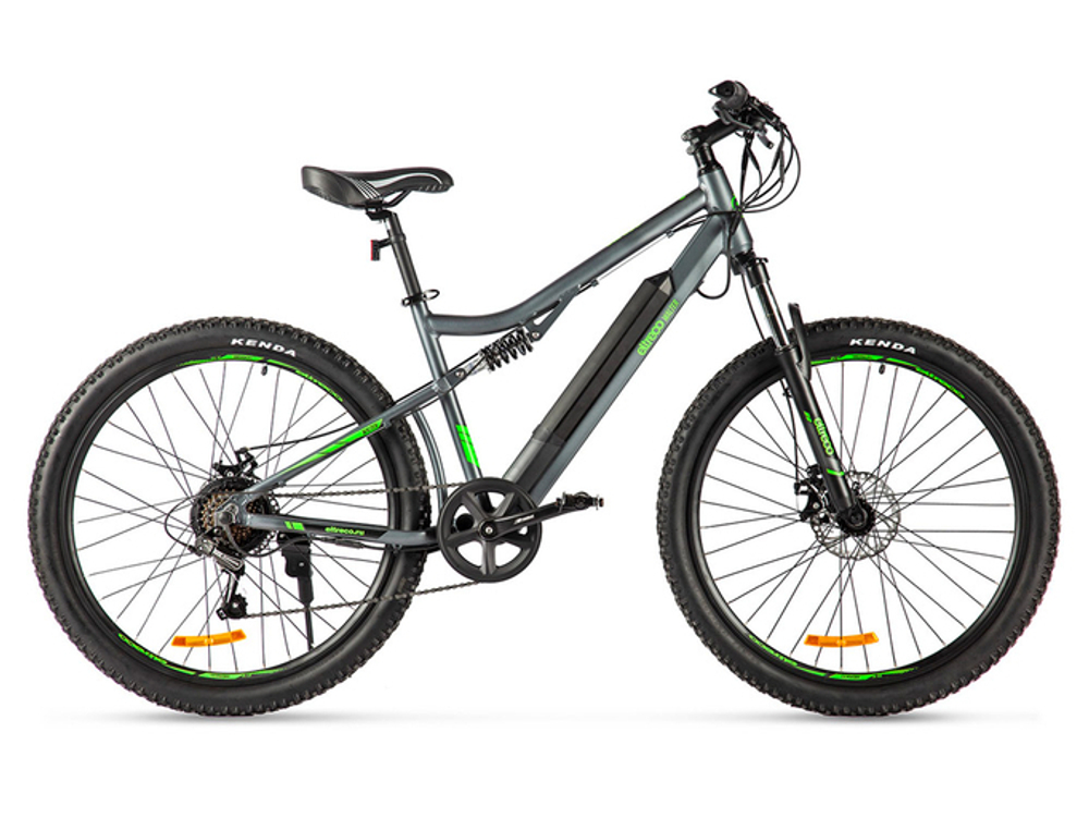 Электровелосипед Eltreco Walter (Черно-зеленый)