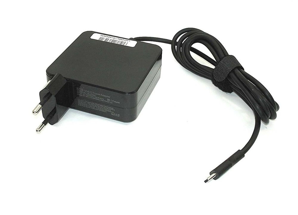 Блок питания (сетевой адаптер) для ноутбуков Xiaomi 65W USB Type-C OEM черный
