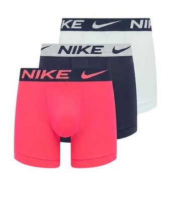 Мужские спортивные боксеры Nike Dri-Fit Essential Micro Boxer Brief 3P - barely green/thunder blue/hyper pink