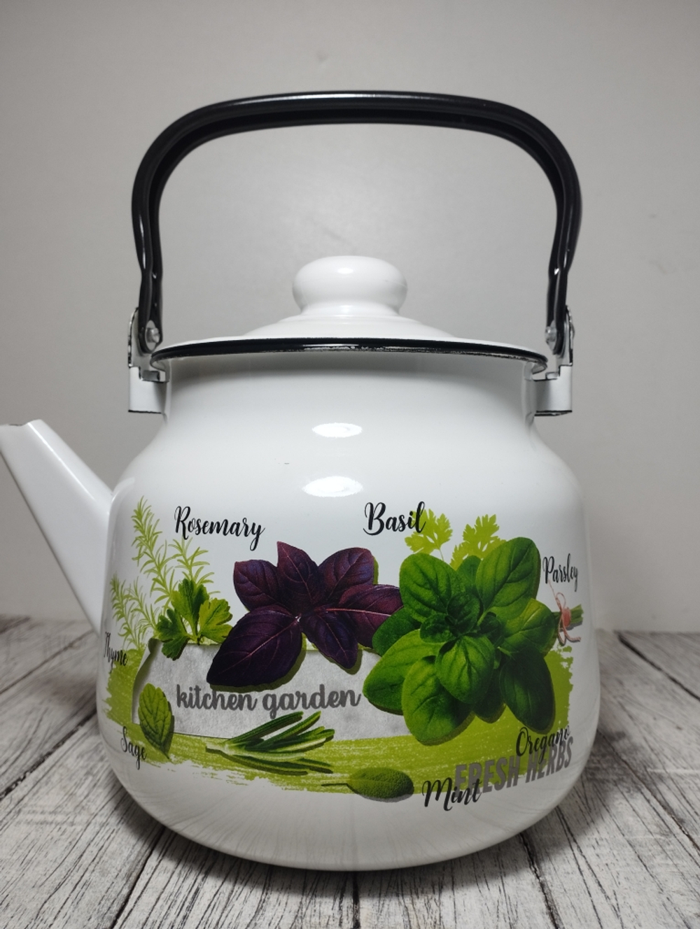 Чайник 3,5 л Декор 2713/4 Базилик