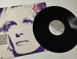 Винтажная виниловая пластинка LP Kim Carnes Crazy In The Night (Barking At Airplanes) (Germany 1985) 45 RPM, Maxi Single