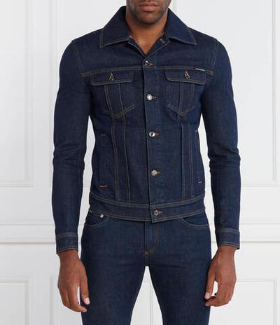 Джинсовая куртка Dolce & Gabbana - темно-синий(G9VZ8D G8JJ2)