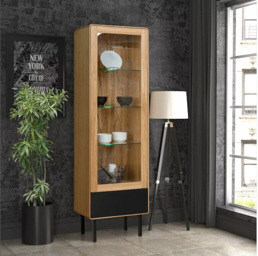 Витрина Киото 1.1С.1 L(R) из массива дуба