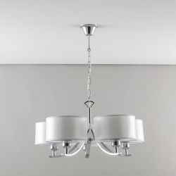 Citilux Эвита CL466150 Люстра подвесная с белыми абажурами