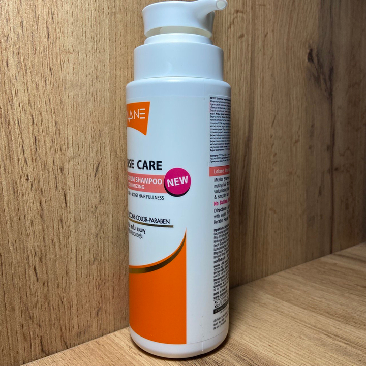 Шампунь Lolane Intense Care Keratin Serum Shampoo For Volumizing с кератином для объема волос 400 мл