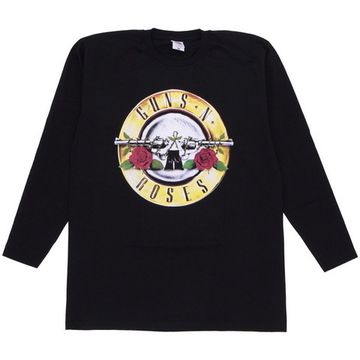 Футболка длинный рукав Guns N’ Roses лого (640)