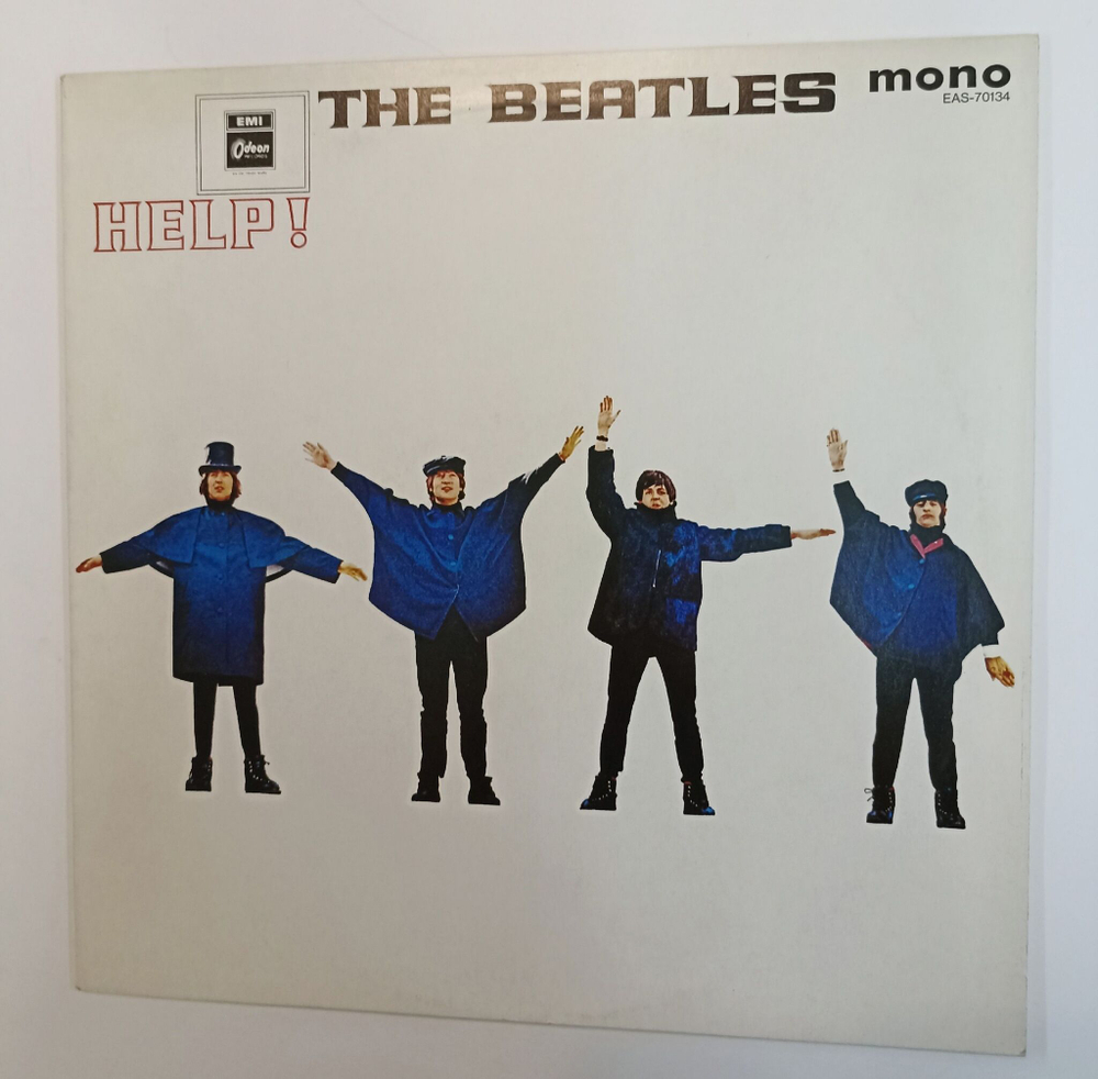 Винтажная виниловая пластинка LP The Beatles Help! (Japan 1986) (Red Vinyl) (No Obi)