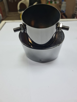 Насадка на глушитель с надписью COBALT тёмная тюнинг