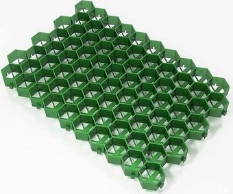 Газонная решетка зеленая 640x395x40 мм