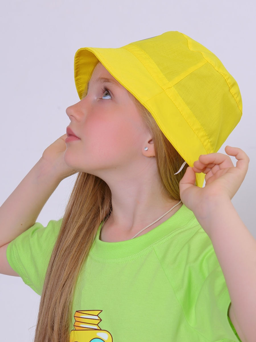Панама детская солнцезащитная для девочек и мальчиков со светоотражающим эффектом CROOT