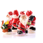 Свеча новогодняя дед мороз, 6,*4,7*6,5см, пакет