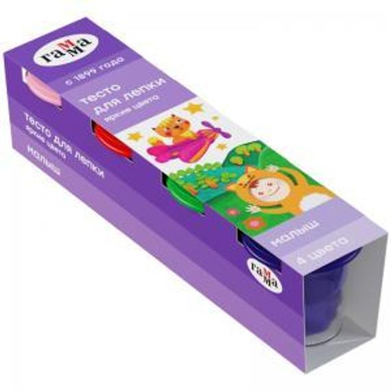 Xəmir lepka üçün Qamma Малыш 4 rəng 240q