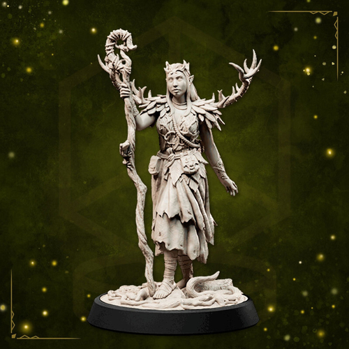 Человек Друид Шаман Маг Волшебник миниатюра для dnd, днд, pathfinder, фентези, Настольная игра, НРИ, Варгейм, РПГ