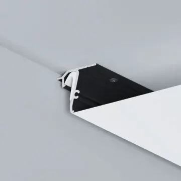 Алюминиевый профиль для монтажа натяжного потолка 2м 040704 черный STRETCH-SHADOW-TECH-CEIL-2000 BLACK (A2-DELTA) Arlight