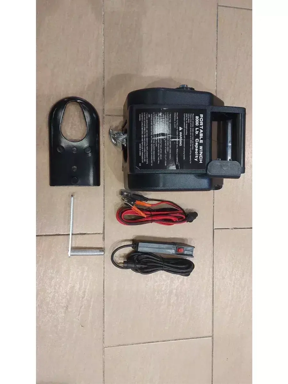 Лебедка электрическая на прицеп