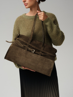 Замшевая сумка Rumi DBR 31152 тундра