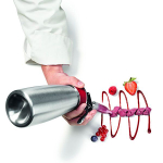 Сифон для сливок «Гурме»;сталь нерж.,пластик;0,5л;D=73,H=250,B=105мм;металлич. (Цвет: серебристый)