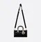 Сумка Dior Lady D-joy из лакированной кожи, черный