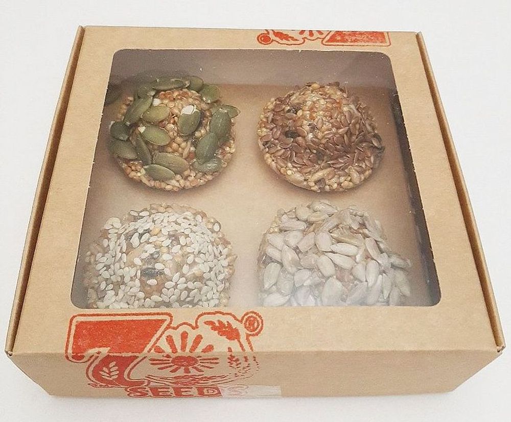 Тарталетки для грызунов ассорти  4шт (7 Семян)