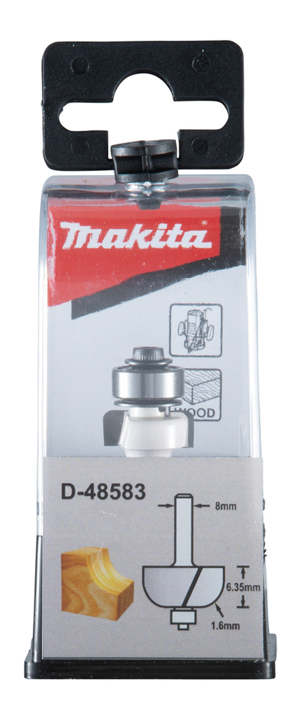 Фреза кром. галтельная "Эконом" 1,6R 15,9х6,35x8x49x2T Makita D-48583 34,9х15,9х8х32х2Т