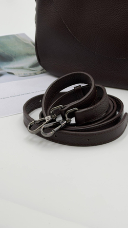 Сумка женская натуральная кожа арт. 642-2 цвет "шоколадный"