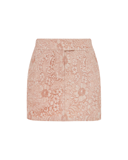 Юбка мини из кружева