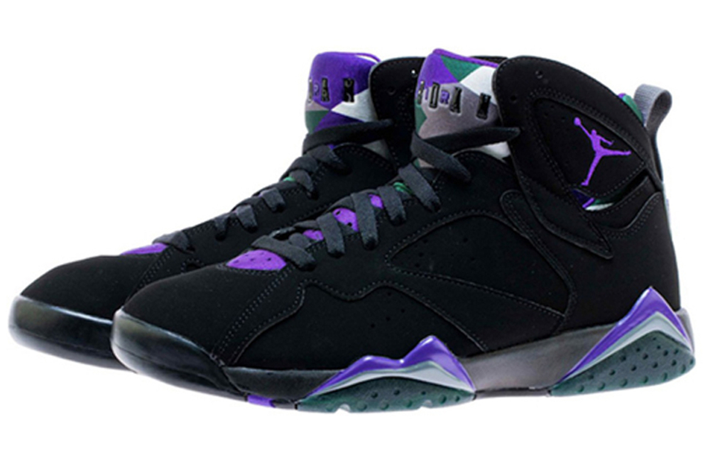 Jordan Air Jordan 7 Ray Allen Retro Basketball Shoes Men's Black Purple