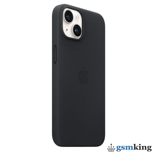 Apple Leather Case with MagSafe iPhone 14 Midnight «Тёмная ночь» MPP43ZM/A