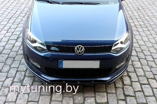 Сплитер переднего бампера VW Polo 5 6R