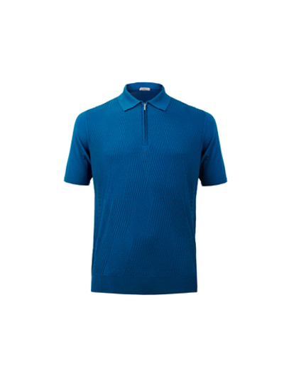 Поло с коротким рукавом на молнии Atelier Portofino