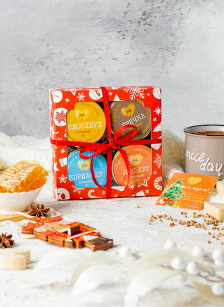 Набор №85 "4 вида мёда по 140гр"