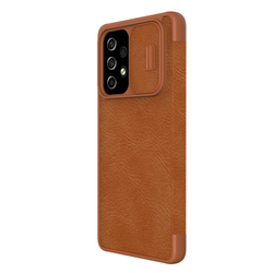 Кожаный чехол-книжка Nillkin Leather Qin Pro c защитой камеры для Samsung Galaxy A53