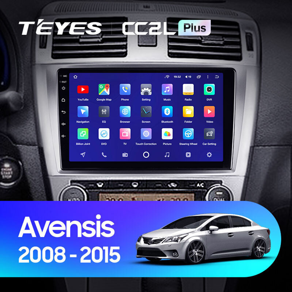 Teyes CC2L Plus 9" для Toyota Avensis 2008-2015