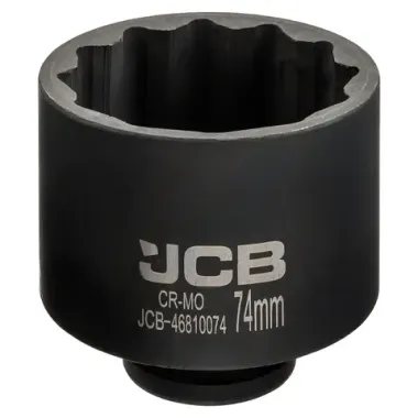 Головка ударная глубокая 74мм (12гр.), 3/4'' JCB JCB-46810074