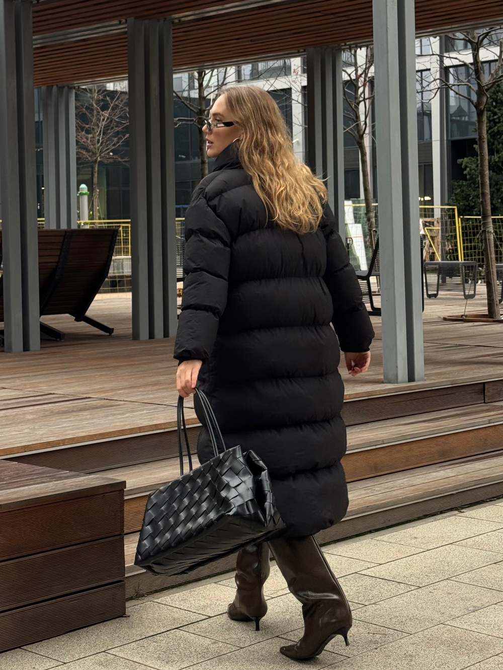 Пуховик Шерон черный