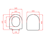 Сиденье для унитаза Amalfi белое дюр.нерж.кр. "Art/Fest" (Sanita Lux)