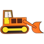 Растяжка «Весёлые машинки» 33 x30 см