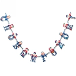 Гирлянда бумажная новогодняя 2,1 м «С Новым Годом», 11 секций (20 см)