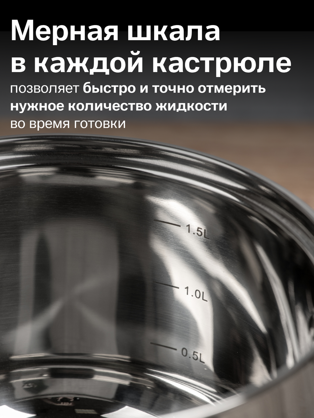 Набор посуды со складными ручками и крышками 4 шт.