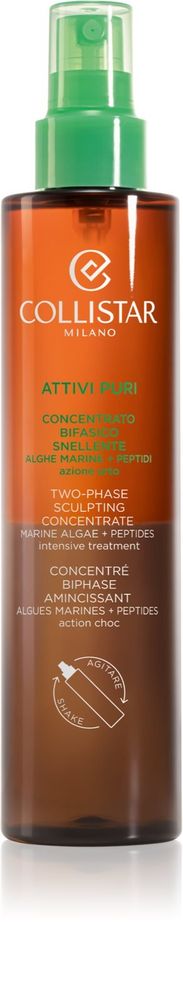 Collistar Attivi Puri Two Phase Sculpting Concentrate Marine Algae + Peptides двухфазная укрепляющая сыворотка