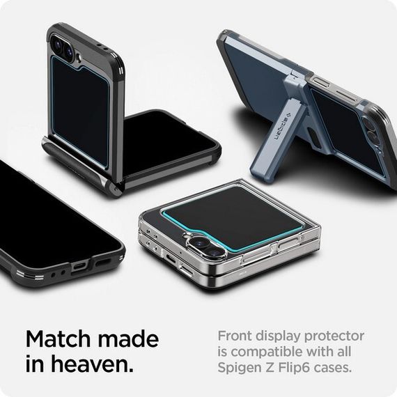 Защитное стекло Spigen GlasTR EZ Fit для Samsung Galaxy Z Flip 6 2 шт. (AGL07972) Прозрачный