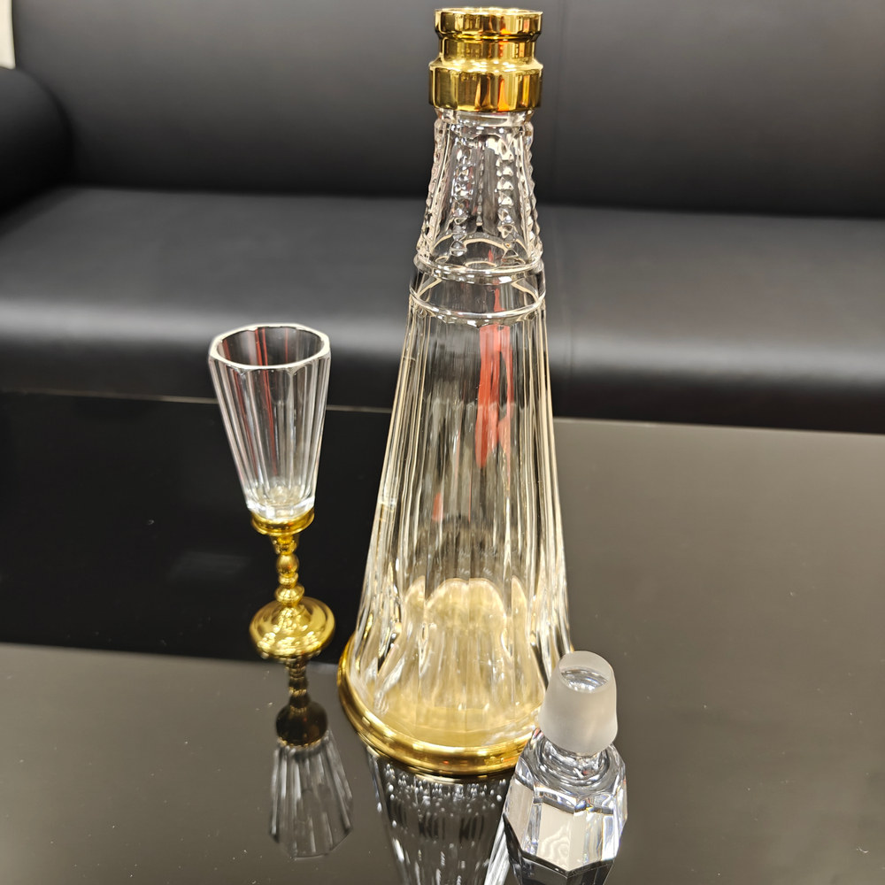 Набор из хрусталя c золотым декором "Эгоист"