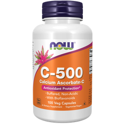 Now Foods C-500 Calcium Ascorbate-c 100 veg capsules, Аскорбат Кальция , Витамин C