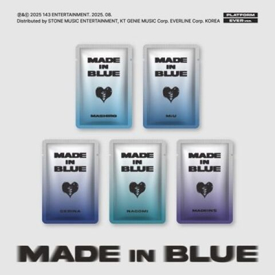 Альбом MADEIN S - MADE IN BLUE Platform EVER 5 Version SET
