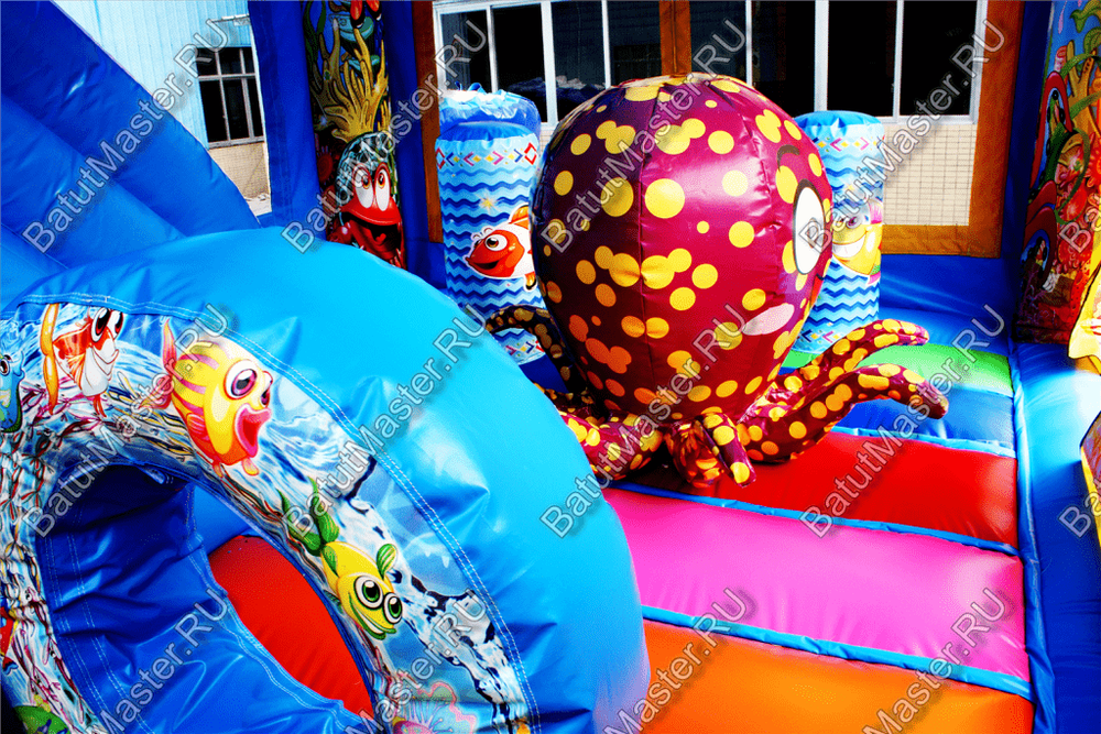 Коммерческий надувной батут "Немо" 8*7*6 м