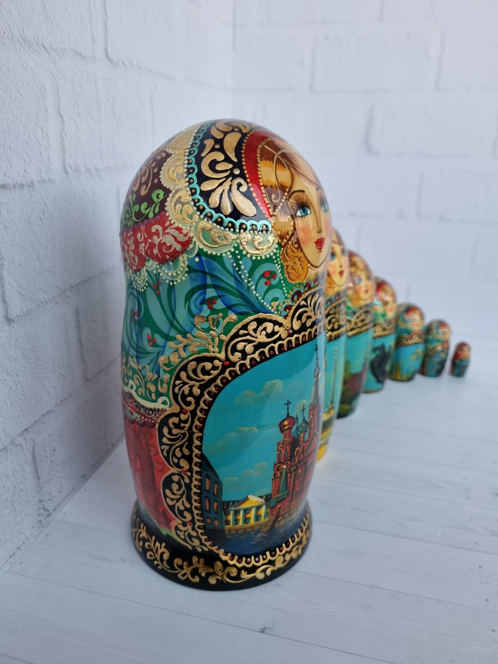 Матрешка "Санкт-Петербург" 7 мест