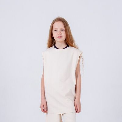 Sleeveless T-shirt for teens - TOFU