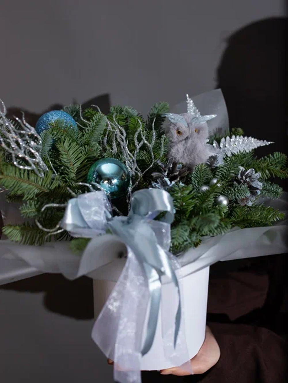 Новогодняя композиция Совушка